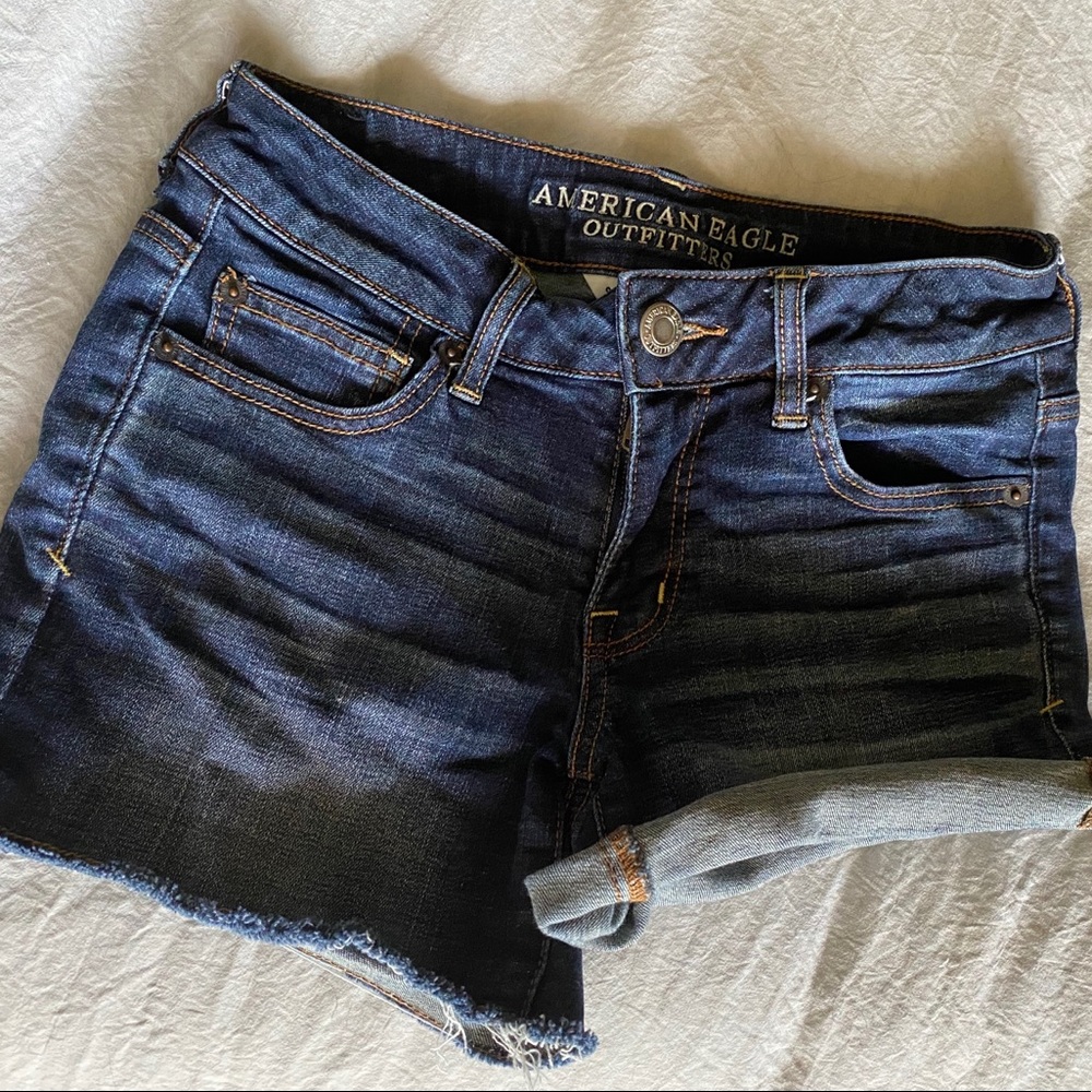 American Eagle Medium Wash Shorts